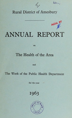 Cover for [Report 1963]