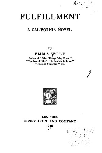Cover for Fulfillment