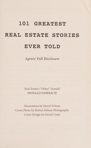 Cover for 101 Greatest Real Estate Stories Ever Told
