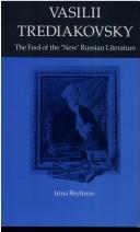 Cover for Vasilii Trediakovsky