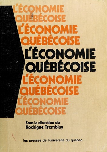 Cover for L' économie québécoise