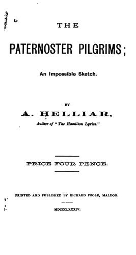 Cover for The Paternoster Pilgrims: An Impossible Sketch