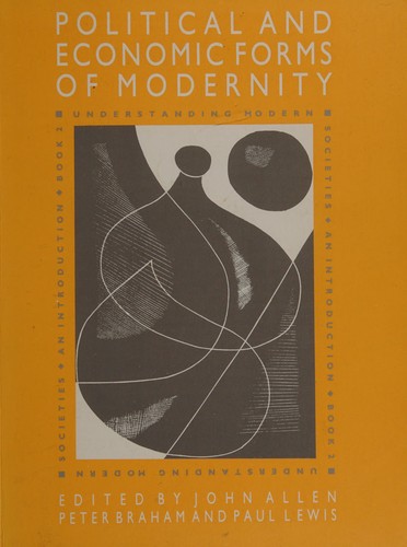 Cover for Political and economic forms of modernity