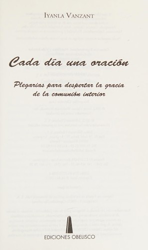 Cover for Cada día, una oración