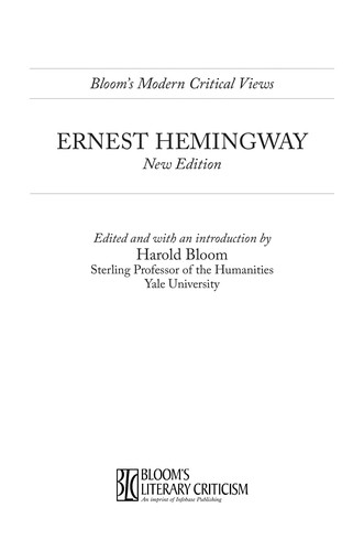 Cover for Ernest Hemingway