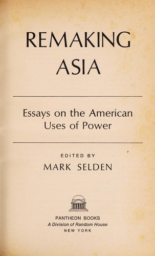 Cover for Remaking Asia