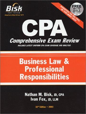 Cover for CPA Comprehensive Exam Review, 2003