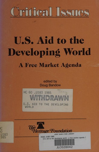 Cover for U.S. aid to the developing world