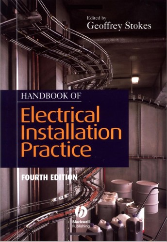 Cover for HANDBOOK OF ELECTRICAL INSTALLATION PRACTICE; ED. BY GEOFFREY STOKES.