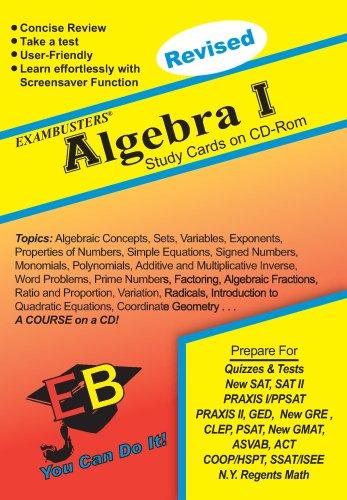 Cover for Ace's Algebra 1 CD Software Exambusters Study Cards