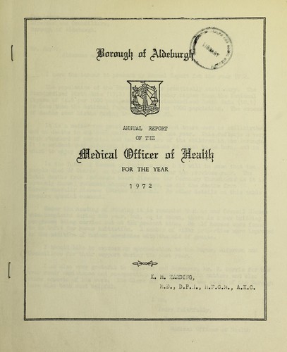 Cover for [Report 1972]
