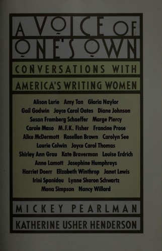 Cover for A Voice of One's Own