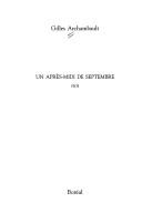 Cover for Un après-midi de septembre