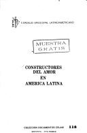 Cover for Constructores del amor en América Latina