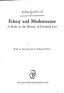 Cover for Felony and misdemeanor