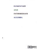 Cover for Elementary and Intermediate Algebra