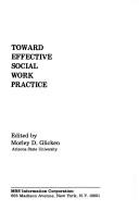 Cover for Toward effective social work practice.