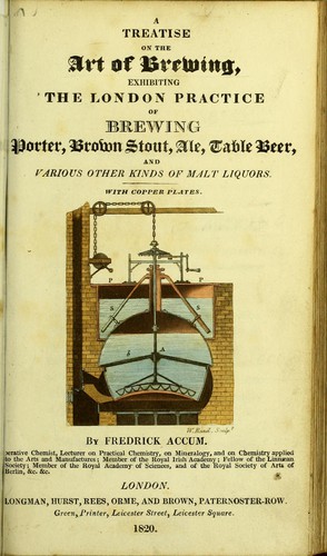 Cover for A treatise on the art of brewing