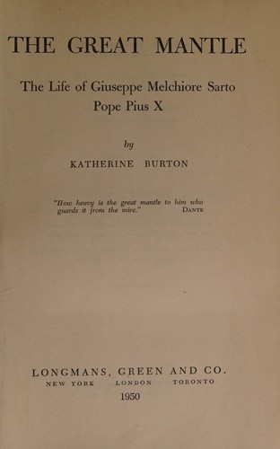 Cover for The great mantle