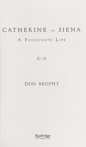 Cover for Catherine of Siena