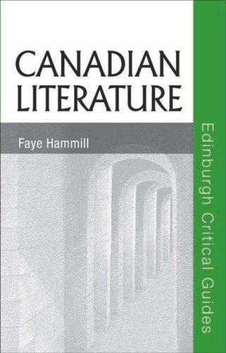 Cover for Canadian Literature (Edinburgh Critical Guides to Literature)