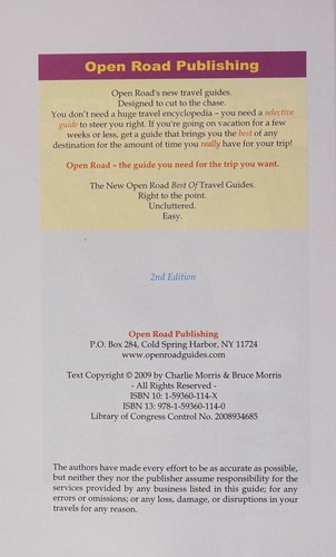 Cover for Open Road's best of Costa Rica