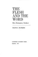 Cover for The flesh and the word