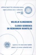 Cover for Closed geodesics on Riemannian manifolds