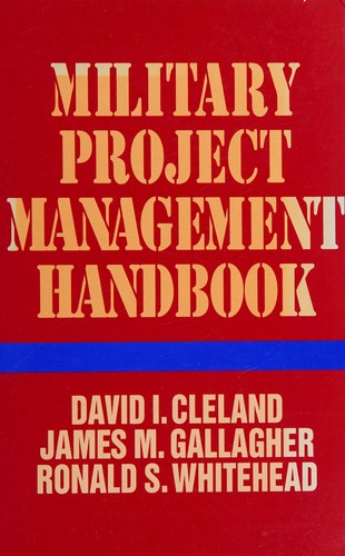 Cover for Military project management handbook