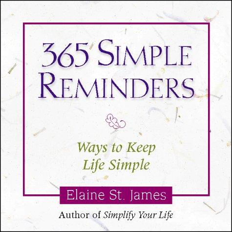 Cover for 365 Simple Reminders