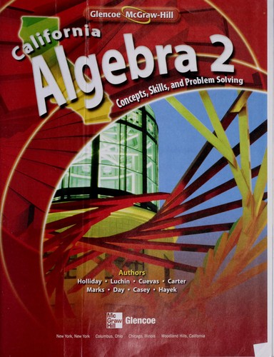 Cover for California Algebra 2