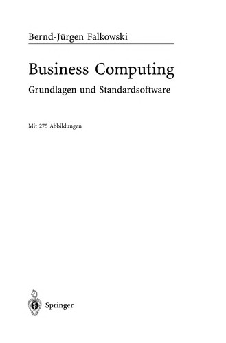 Cover for Business Computing