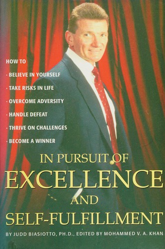Cover for In Pursuit of Excellence and Self-Fulfillment