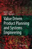 Cover for Value driven product planning and systems engineering