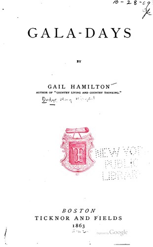 Cover for Gala-days