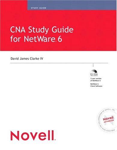 Cover for Novell's CNA Study Guide for NetWare 6