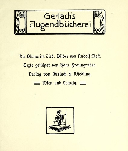 Cover for Die Blume im Lied