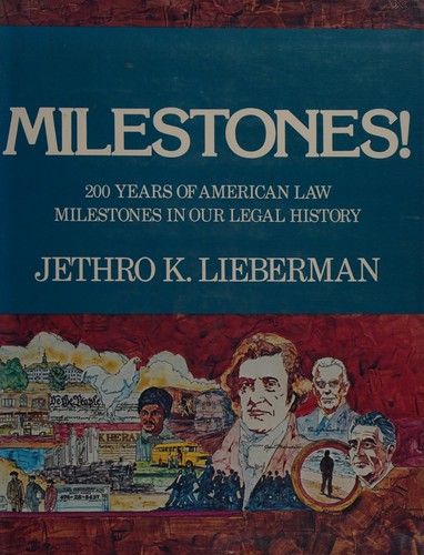 Cover for Milestones!