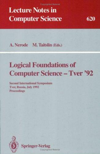 Cover for Logical Foundations of Computer Science - Tver '92