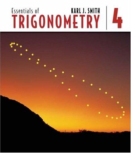Cover for Essentials of Trigonometry (with CD-ROM and iLrn Tutorial)