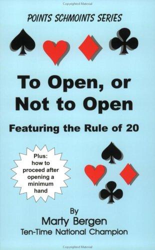Cover for To Open, or Not to Open