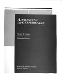 Cover for Adolescent life experiences