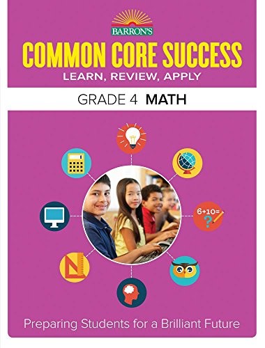 Cover for Barron's Common Core Success Grade 4 Math