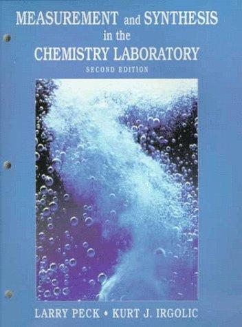 Cover for Measurement and Synthesis in the Chemistry Laboratory (2nd Edition)