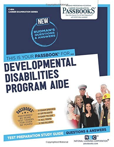 Cover for Developmental Disabilities Program Aide (Career Examination Series)