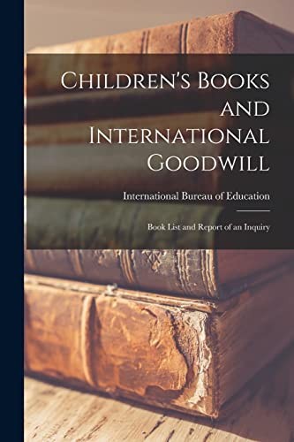 Cover for Children's Books and International Goodwill