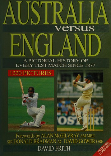 Cover for Australia versus England
