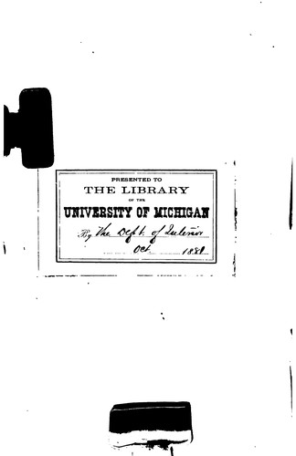 Cover for Report of the United States Entomological Commission