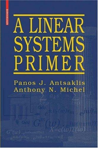 Cover for A Linear Systems Primer
