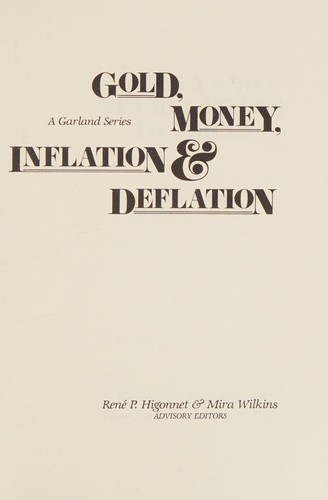 Cover for Money and its relations to prices
